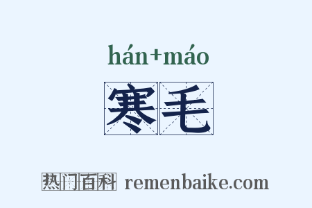 寒毛是什么意思的图片